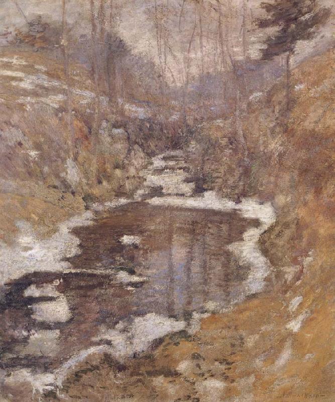 John Henry Twachtman Hemlock Pool oil painting picture
